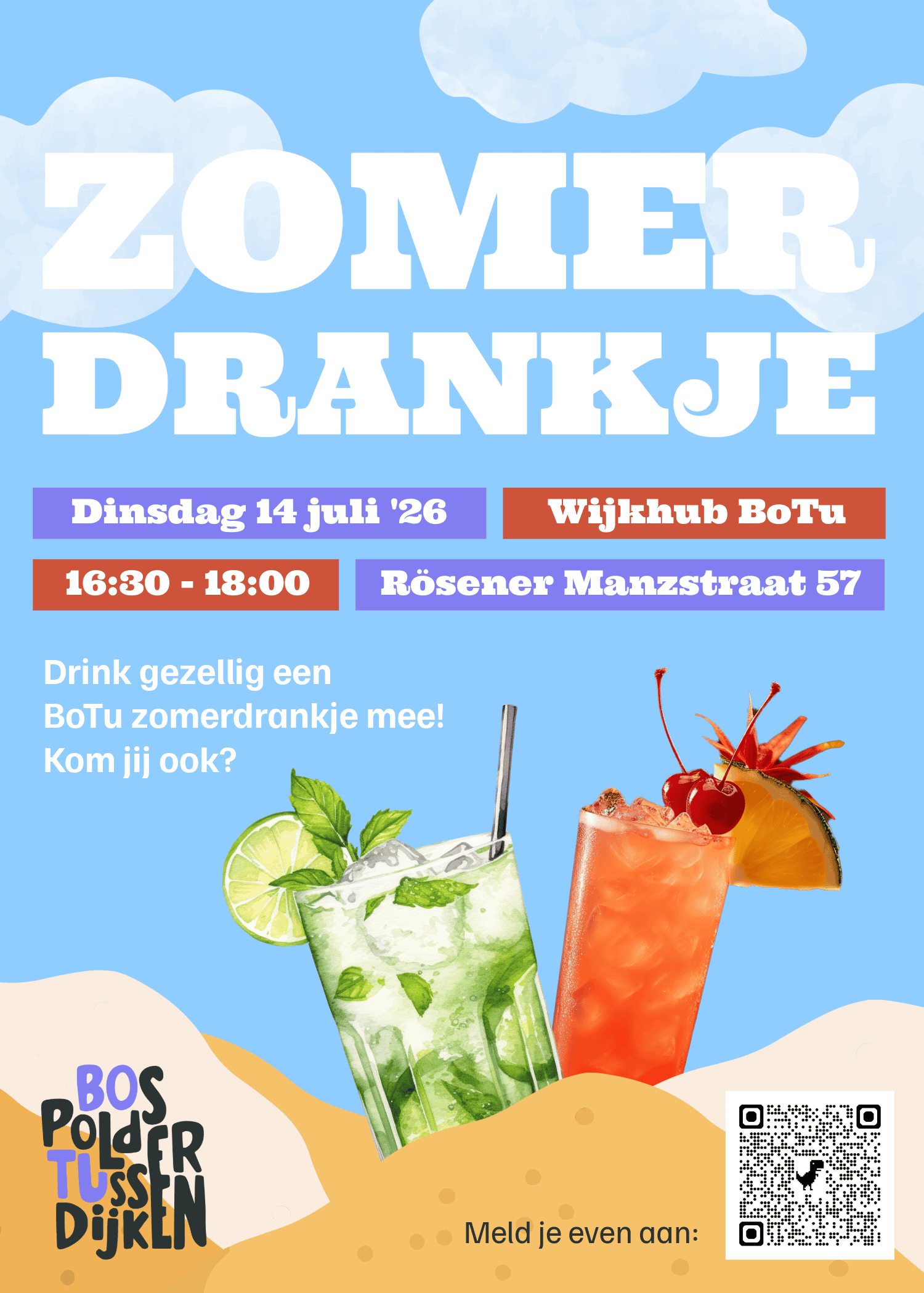 Zomerdrankje op 14 juli