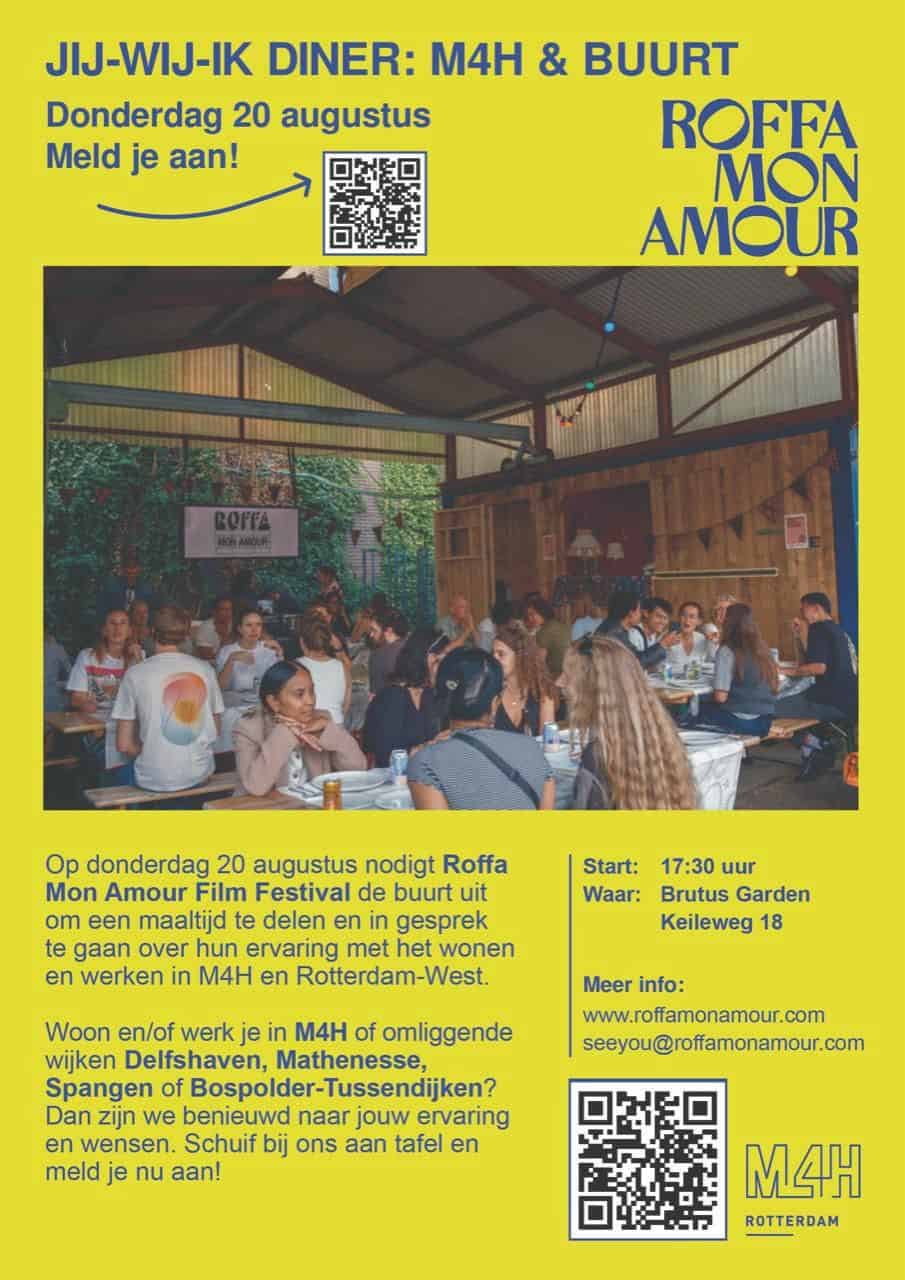 Schuif aan bij het Jij-Wij-Ik Diner: M4H & de buurt 🍽️